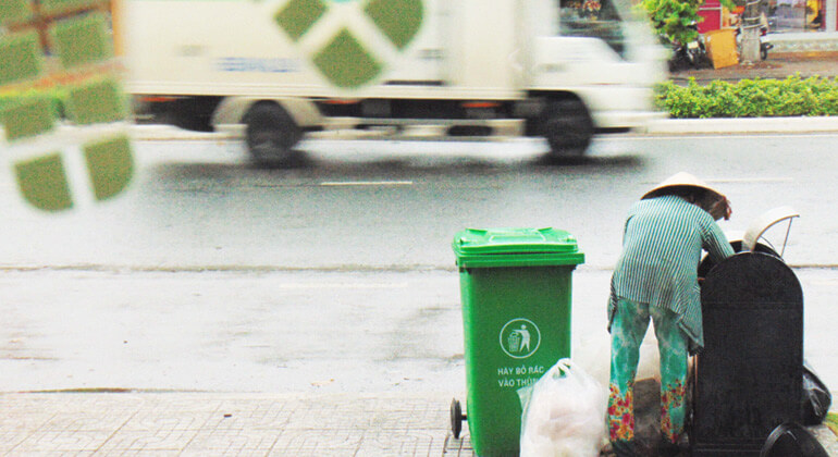 Using garbage to create a sustainable approach to recycling